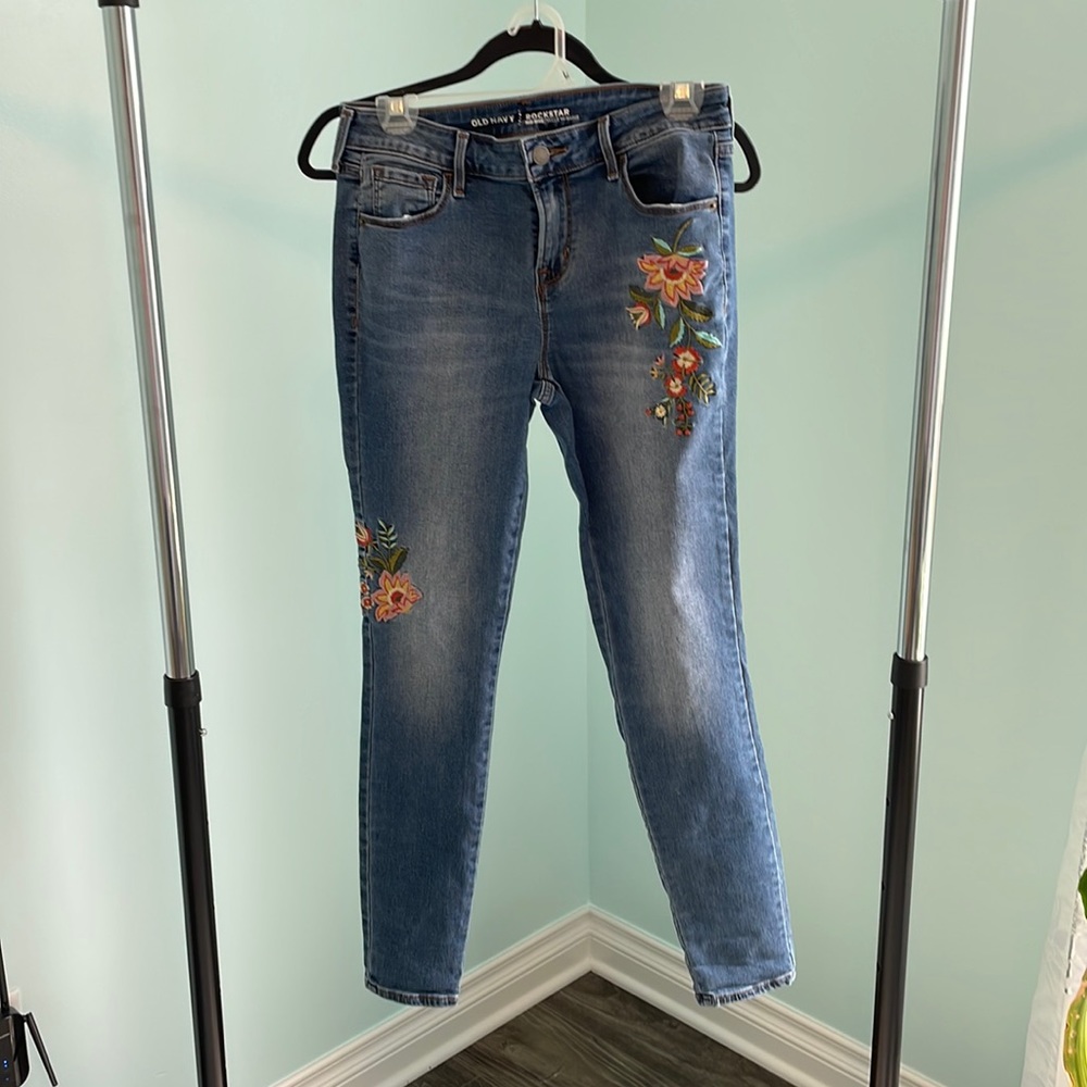 Embroidered jeans